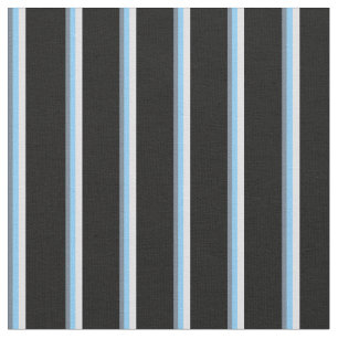 Slate Gray, Light Sky Blue, Lavender und Black Stoff