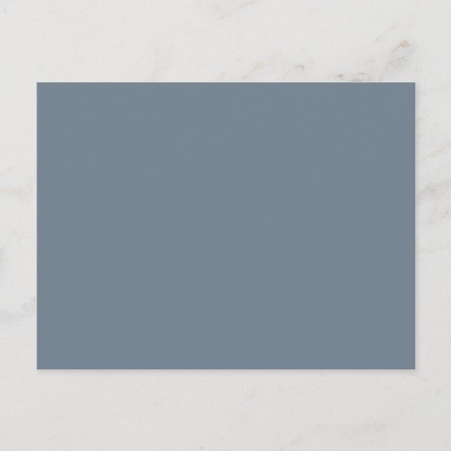 Slate Gray Postkarte (Vorderseite)