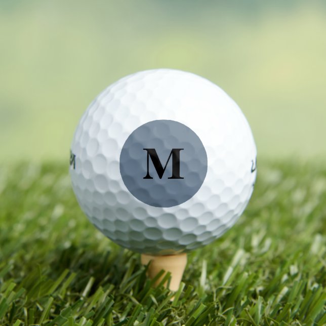 Slate Gray Solid Color Golfball (Insitu T-Shirt)