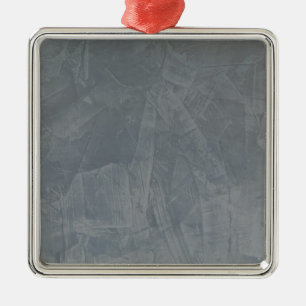 Slate Grey Venetian Plaster Ornament Aus Metall