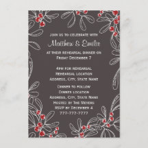 Slate Modern Mistletoine Probe Abendessen