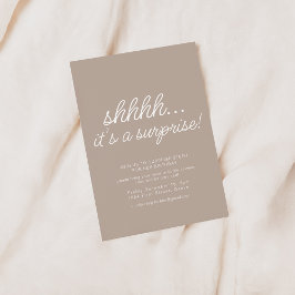 Slate Überraschung Geburtstagsparty Einladung