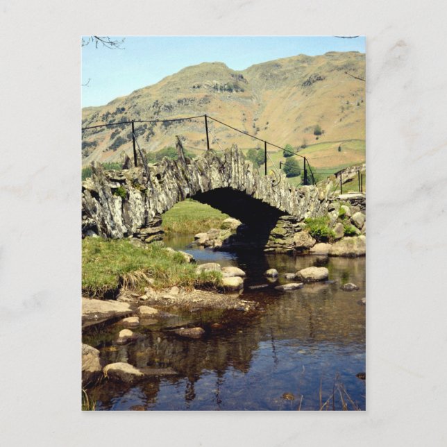 Slaters Bridge, Little Langdale, Cumbria, England Postkarte (Vorderseite)