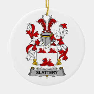 Slattery Familienwappen Keramikornament