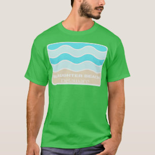 Slaughter Beach Delaware Absturzwelle auf einer DE T-Shirt