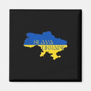Slava Ukraini Ehre der Ukraine Unterstützt die Ukr Magnet