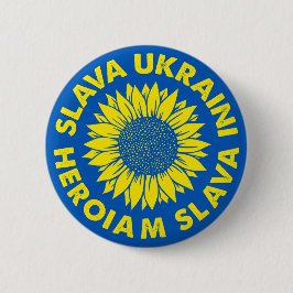 Slava Ukraini Heroiam slava Ukraine Sonnenblumenfl Button