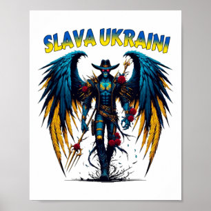 Slava Ukraini - Pro Ukrainisches Ukraine Poster