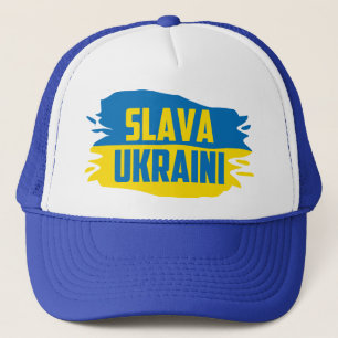 Slava Ukraini, Ruhm an die Ukraine Trucker Hat Truckerkappe
