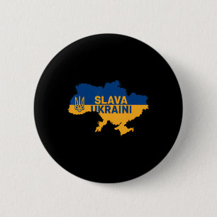 Slava Ukraini Ruhm der Ukraine T-Shirt Unterstütze Button