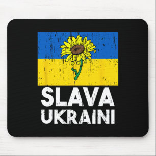 Slava Ukraini Sonnenblume Steh zu Ukraine Männer W Mousepad