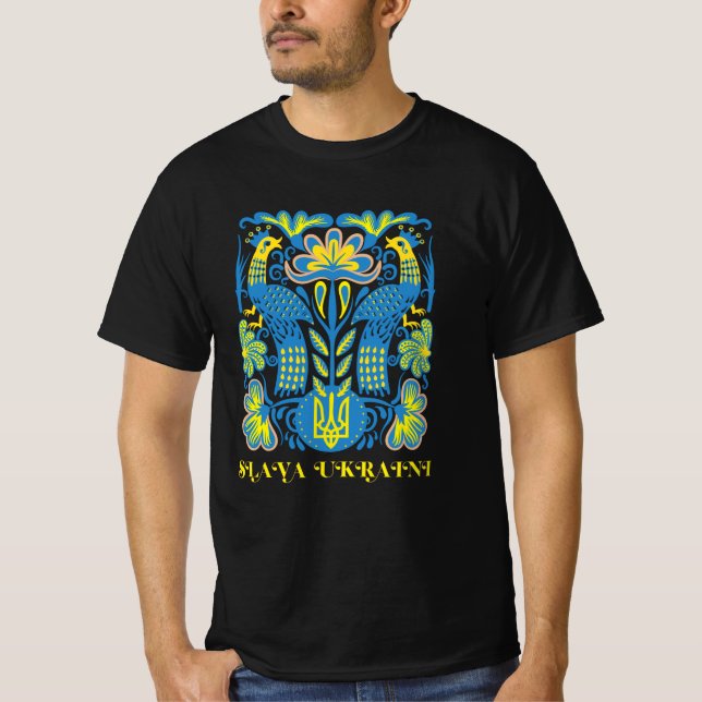 Slava Ukraini T-Shirt (Vorderseite)