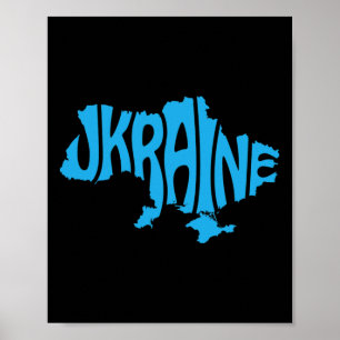 Slava Ukraini Ukraine Unabhängigkeitstag Name Ukra Poster