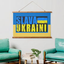 Slava Ukraini Wall hanging