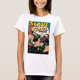 Slave Girl_Slave Romance 1 Vintage Comicen Weiß T-Shirt