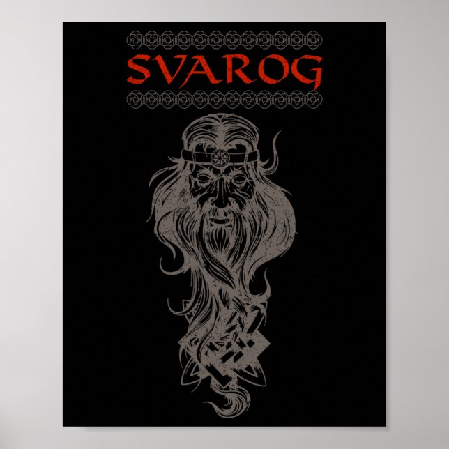 Slavic Celestial Being Craftsmanship Pagan Slavs P Poster (Vorne)