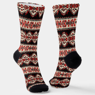 Slavic Folklore Pattern Socken