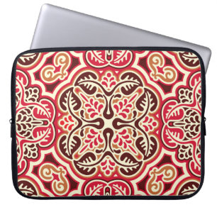 Slawisches Ornament Vintage Nahtloses Muster Laptopschutzhülle