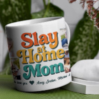 Slay auf Zuhause Mama Personalisiert 8 FotoCollage
