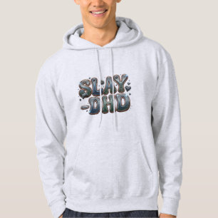 Slay-DHD ADHD Neurodivergentes Grafik Tech-Gamer Hoodie