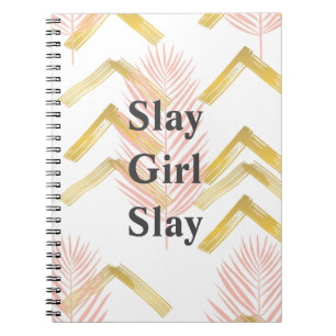 Slay Girl Slay Pink Notebook Notizblock