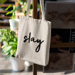Slay | Modernes Minimalistisches Trendy Stilvolles Tragetasche