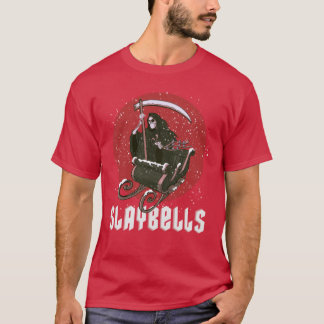 Slaybells Sensenmann Weihnachtsfeiertag Grafik T-Shirt