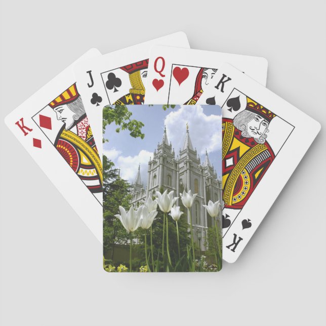 SLC LDS Temple Cards Spielkarten (Rückseite)