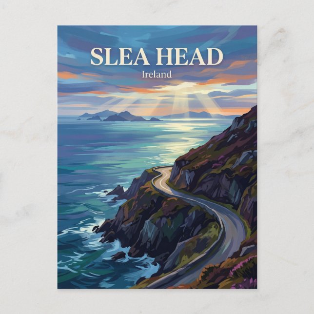 Slea Head Drive Irland Postkarte (Vorderseite)