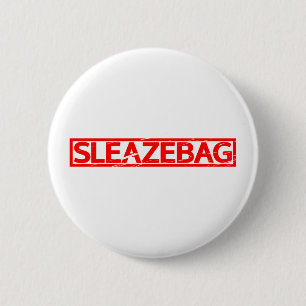 Sleazebag-Briefmarke Button