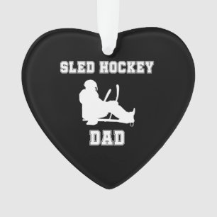 Sled Hockey Vater Ornament