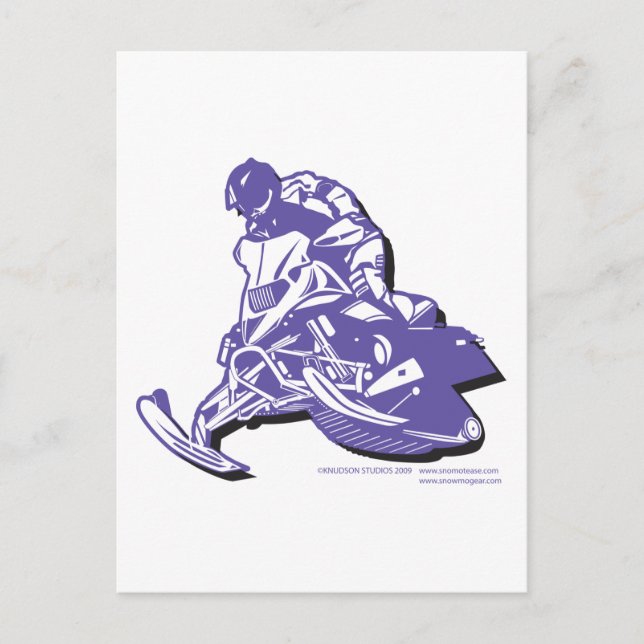 SLEDDER-Purp Postkarte (Vorderseite)