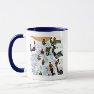 Sledding und graben heraus tasse