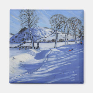 Sledging Derbyshire Höchstbezirk 2012 Magnet