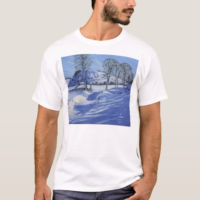 Sledging Derbyshire Höchstbezirk 2012 T-Shirt (Vorderseite)