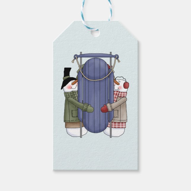 Sledson Couple Geschenkanhänger (Vorderseite)