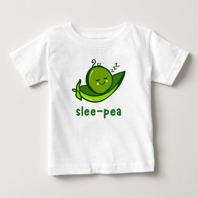 Slee-Pea Baby - Gartendusche Pflanze Lover Baby T-shirt (Vorderseite)
