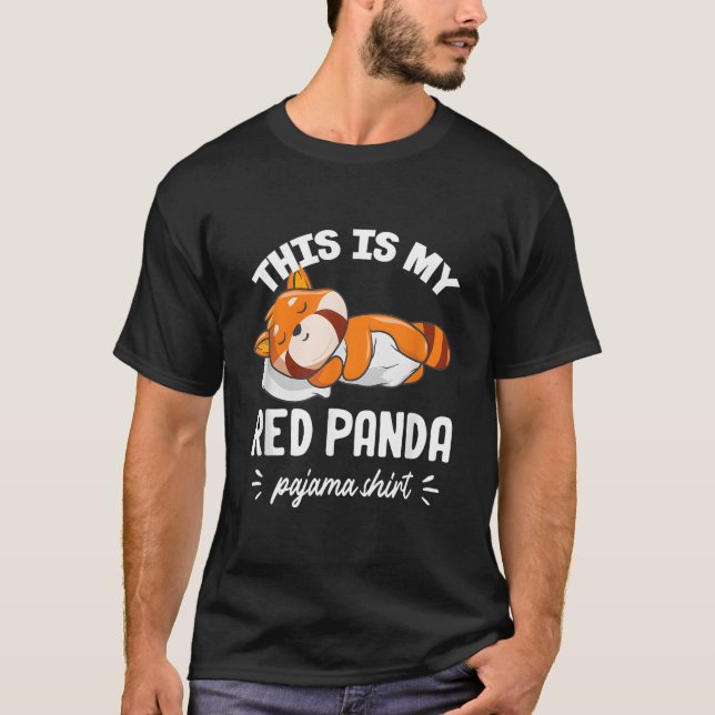 Sleeg Red Panda Red Panda Fan T-Shirt (Vorderseite)