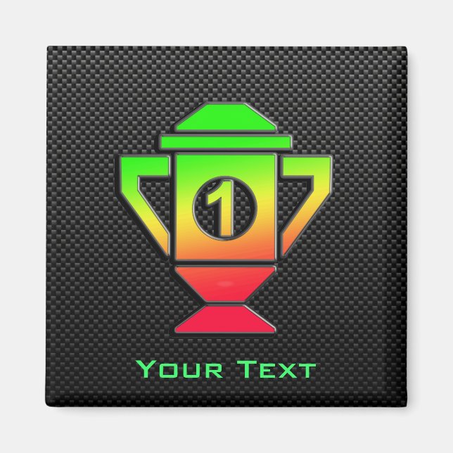 Sleek 1st Place Trophy Magnet (Vorne)