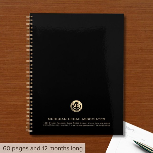 Sleek Black Business Planner Planer (Von Creator hochgeladen)