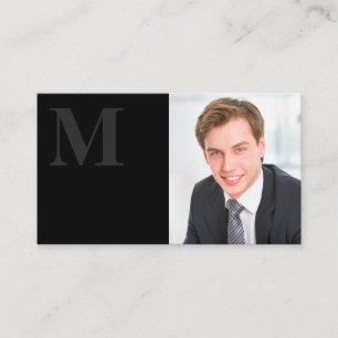 Sleek Black   FÜHRUNGSKRAFT Visitenkarte