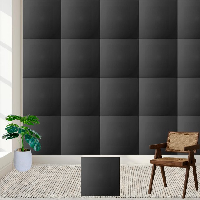 Sleek Black Keramik Tile | Stylish Custom Zuhause Fliese (Sleek Black Ceramic Tile | Stylish Custom Home)