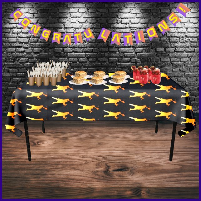 Sleek Black Modern Tech Abschluss Tischdecke (Von Creator hochgeladen)