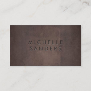 Sleek Brown Texture   Einfache Hintergründe Visitenkarte