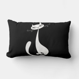 Sleek Cat Throw Kissen