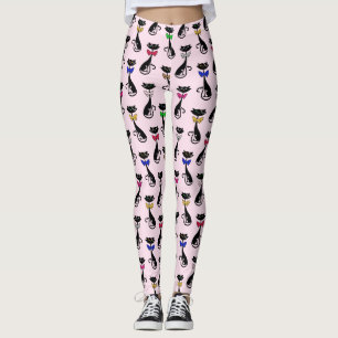 Sleek Cats mit Bow-Krawatte Leggings