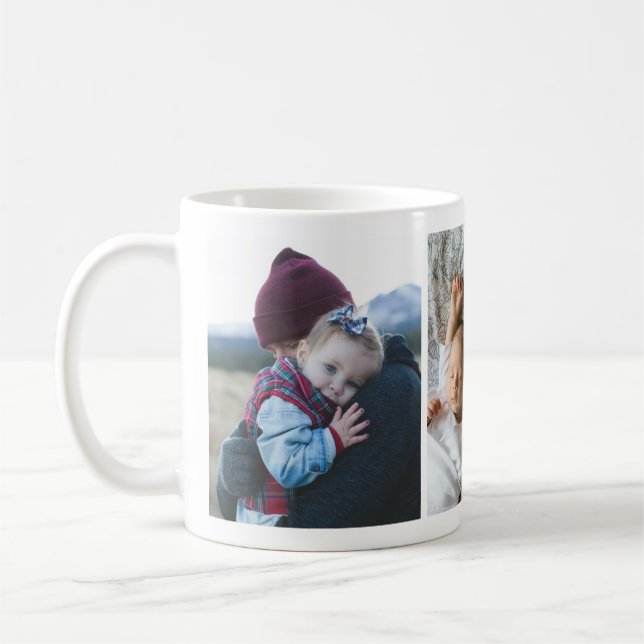 Sleek Custom Personalisiert Foto Tasse (Links)