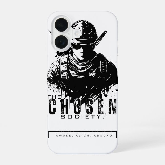Sleek & Dable Custom iPhone 16 Fall Hülle (Rückseite)
