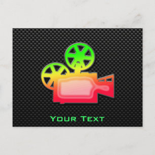 Sleek-Filmkamera Postkarte