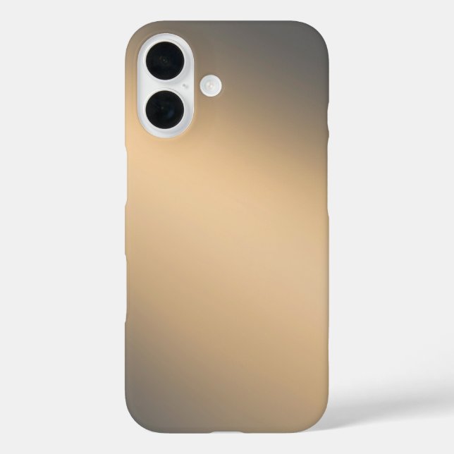 Sleek Golden Ombre - iPhone 16 Fall Case-Mate iPhone Hülle (Rückseite)
